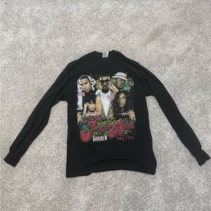 2008 Z100 Jingle Ball Rap Shirt Medium Kanye West Lady Gaga Brandy Katy Perry